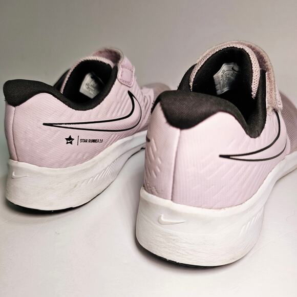 Nike Star Runner 2.0 Low Kids Trainers US 1.5Y AT1801-501 Iced Lilac - Picture 4 of 7